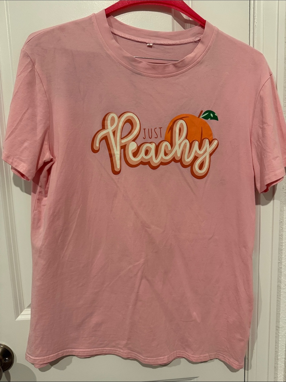 Just Peachy Soft Coral Graphic Tee